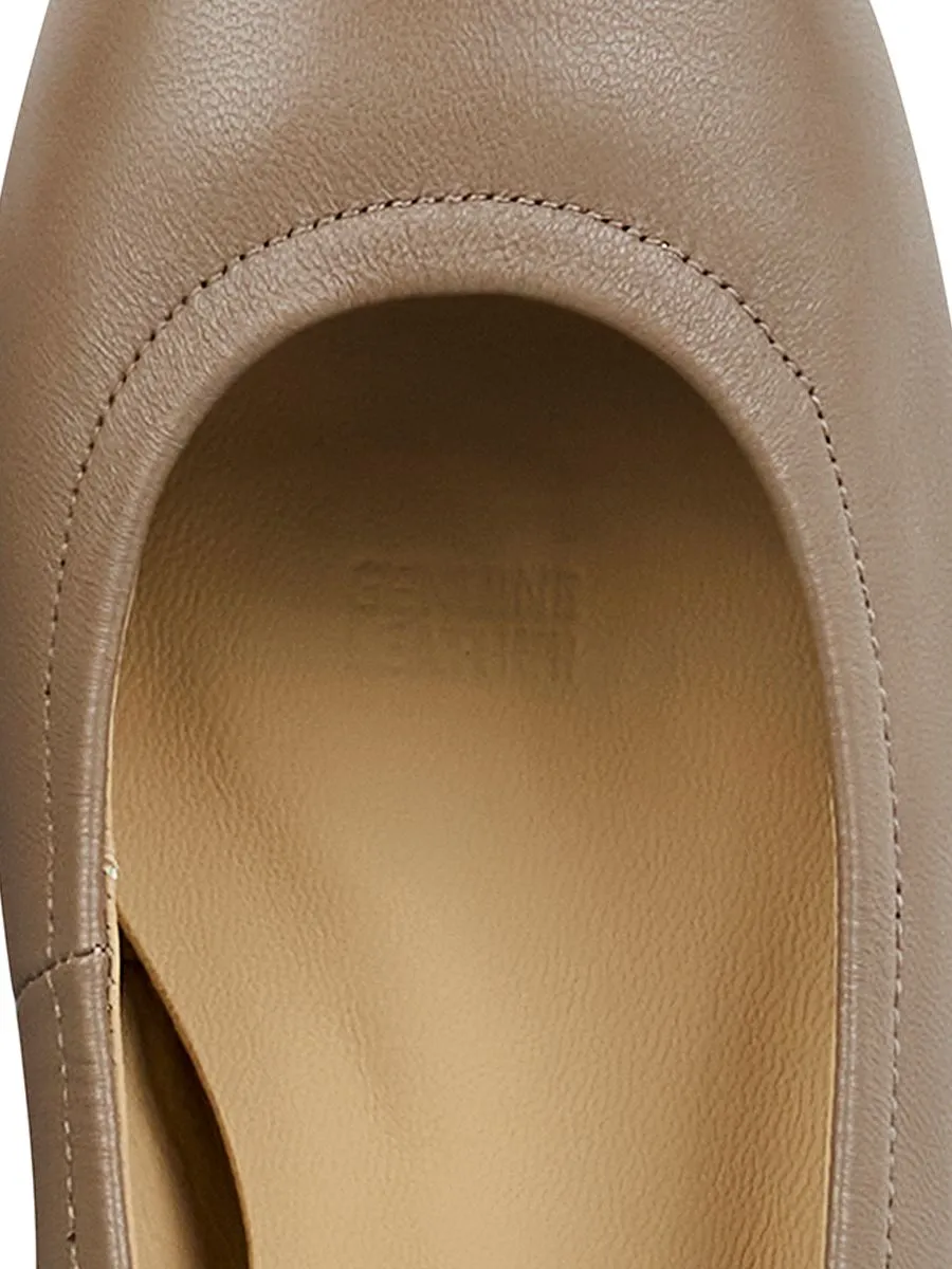 SHU WOMEN CELEB HEELS 1" ORIGINAL HIDDEN HEELS  - ETOUPE