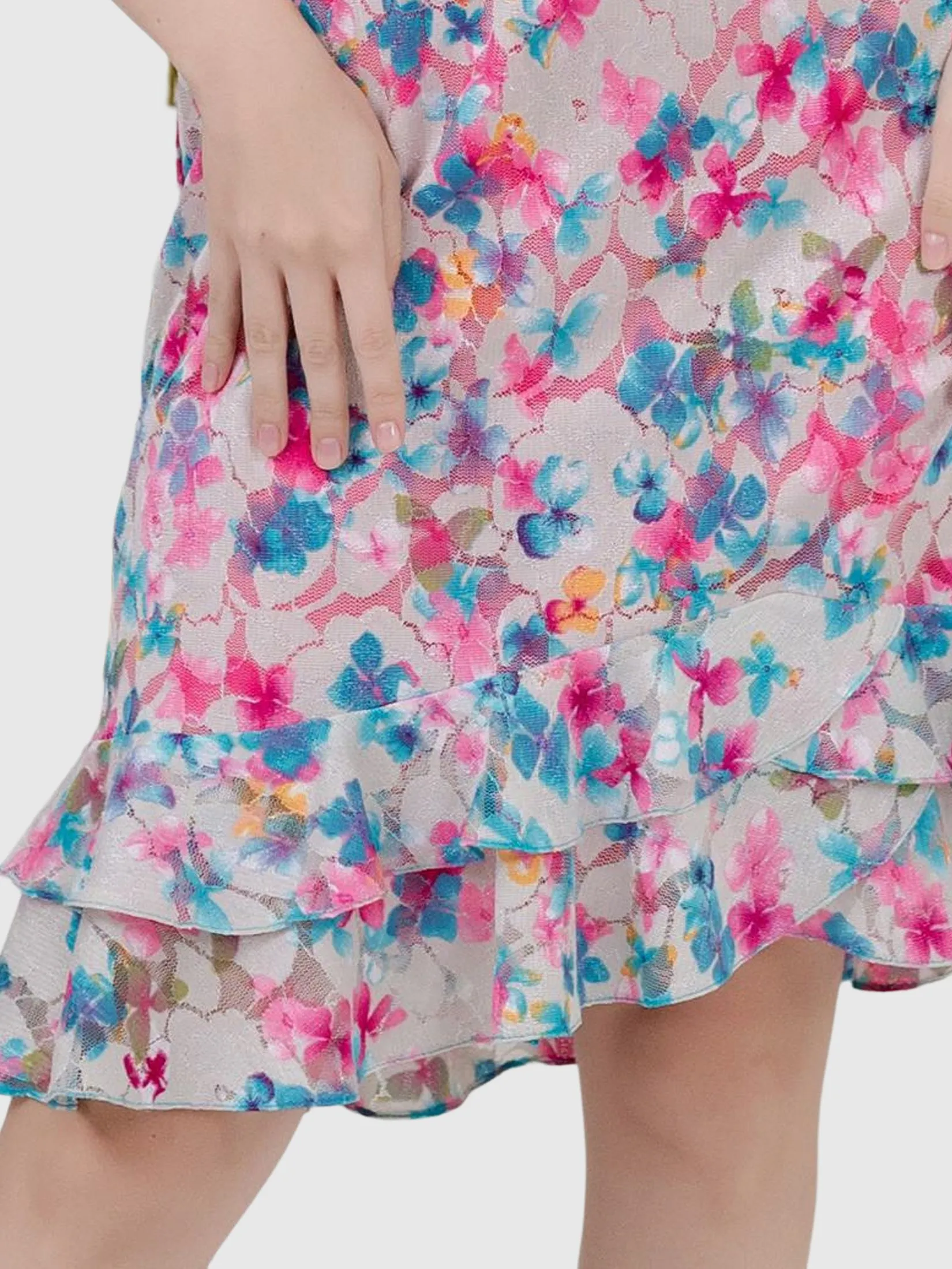 VERONIQA Women Dress Velvet Pink