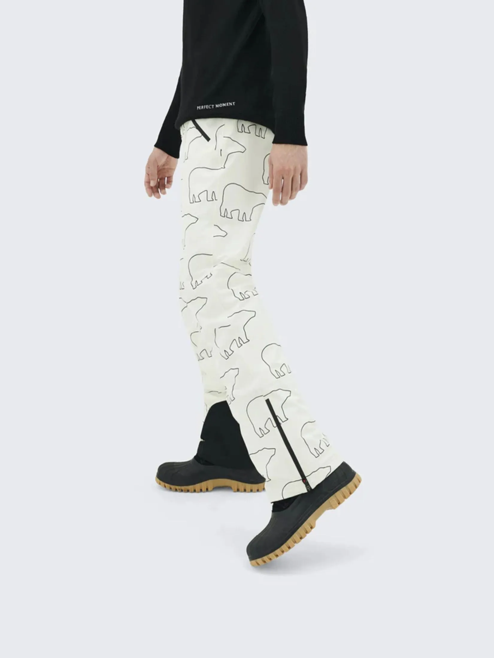 PERFECT MOMENT MEN'S CHAMONIX PANT IN BEAR PRINT