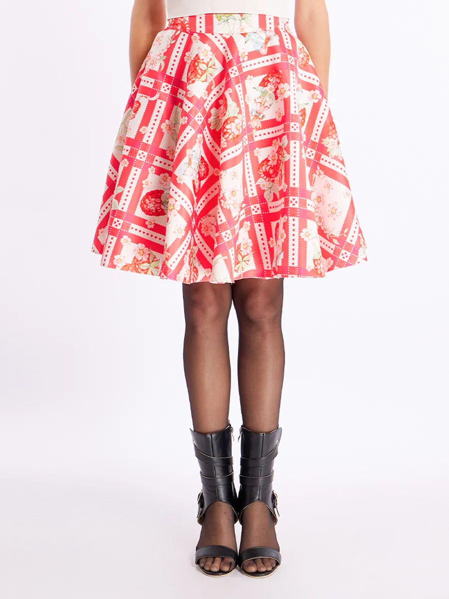 ICONIC WOMAN CREAM HARLOW SKIRT