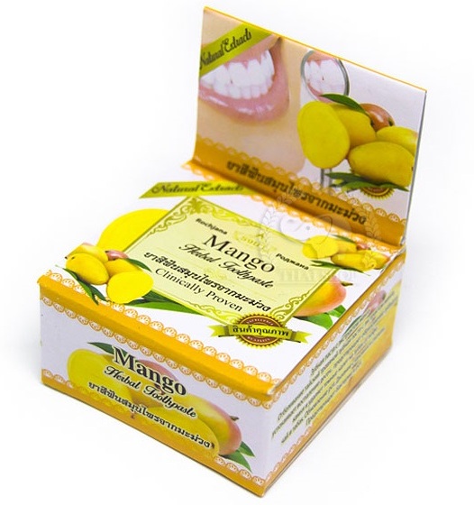 Травяная зубная паста Манго Rochjana 30 гр