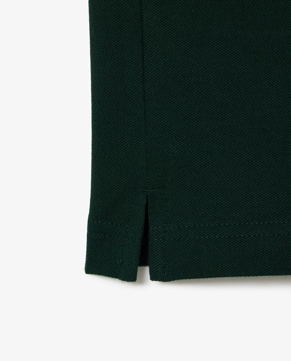 LACOSTE Slim Fit Stretch Mini Piqu  Polo Shirt Green