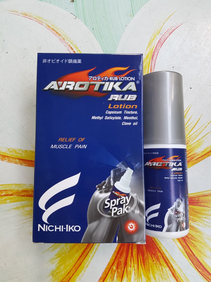 Обезболивающий травяной лосьон-спрей Arotika 60 мл