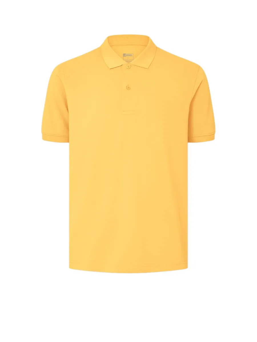 GQ Men Polo Shirt Minimal Yellow