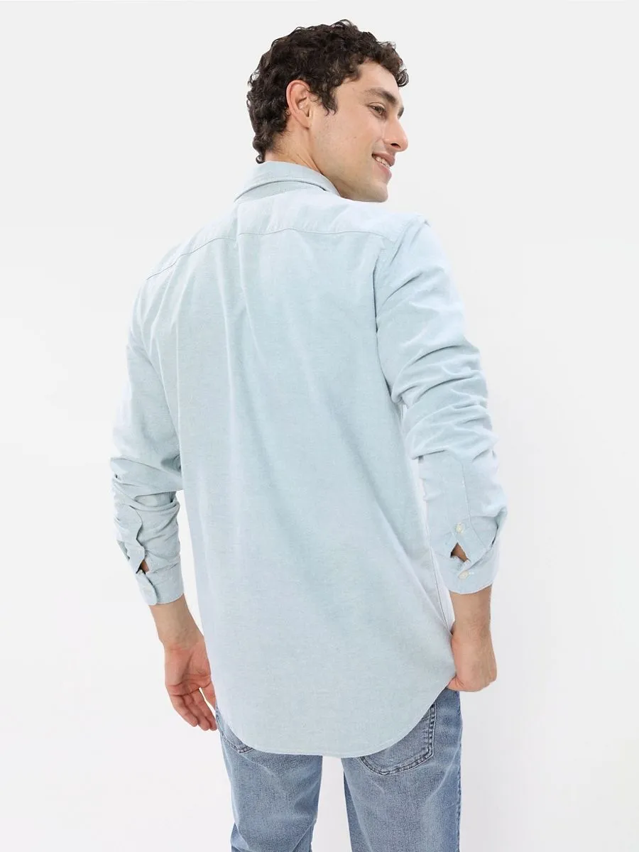 AMERICAN EAGLE MEN INT SF BTD YD SOLID OXFORD W EAGLE 372 MIST GREEN