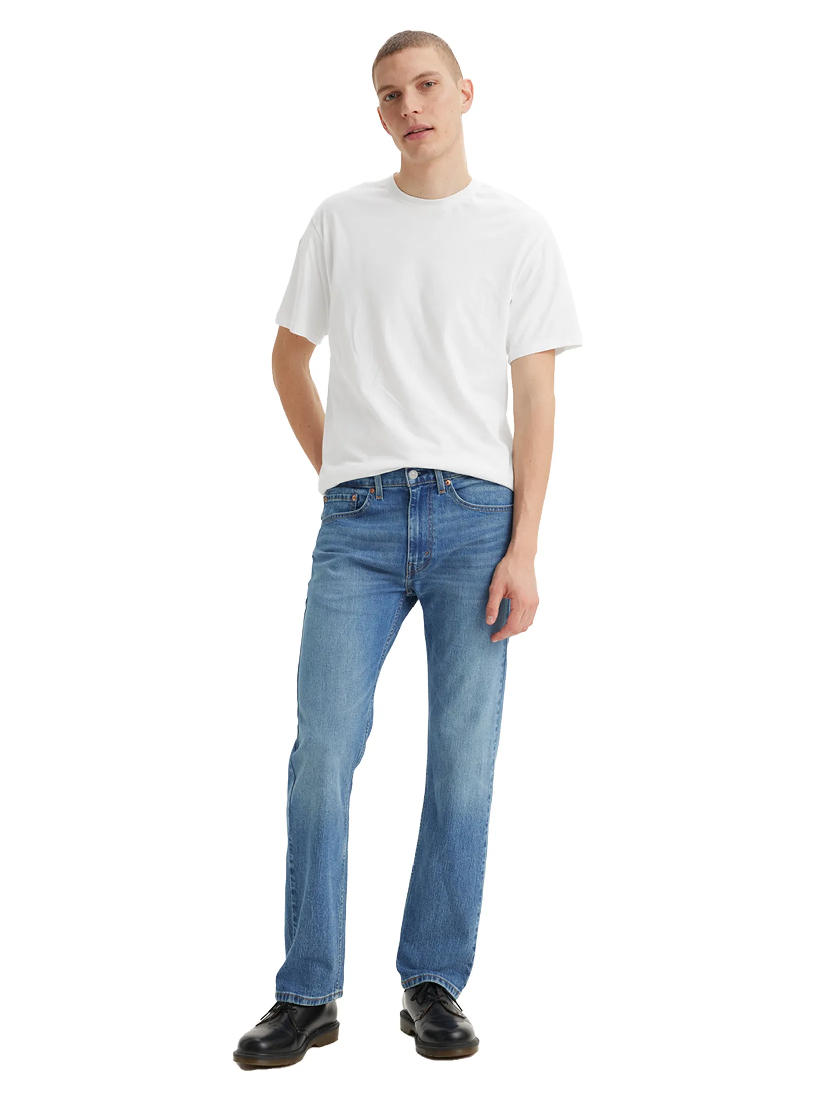 LEVI'S Men's 505 Regular Jeans Blue