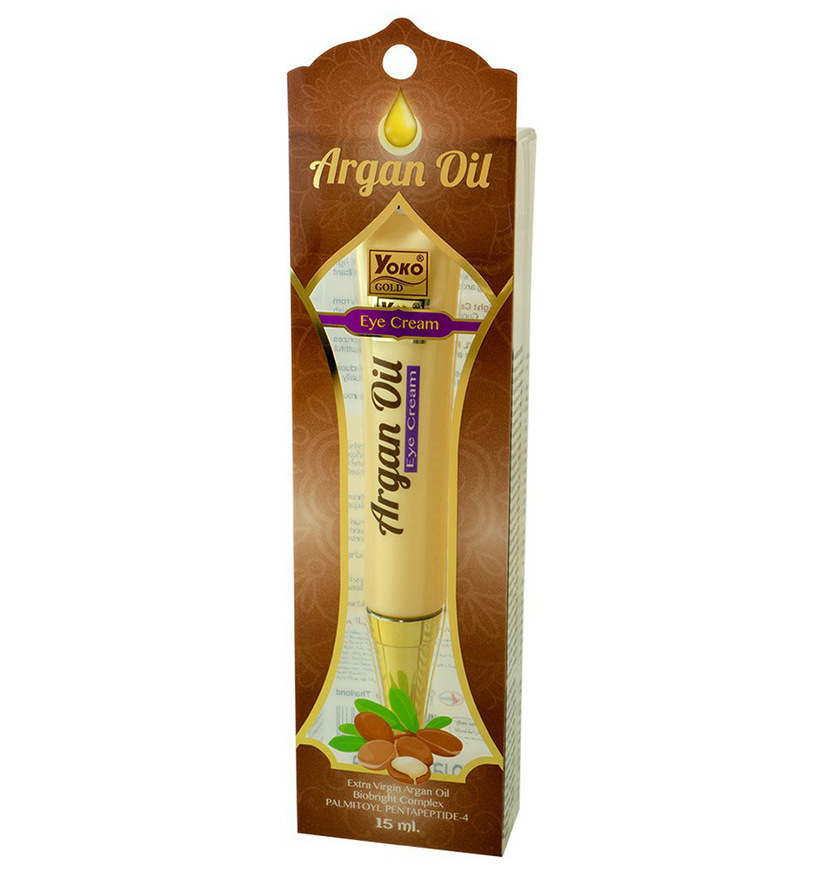 Крем для век с аргановым маслом и пептидами Yoko 15 мл