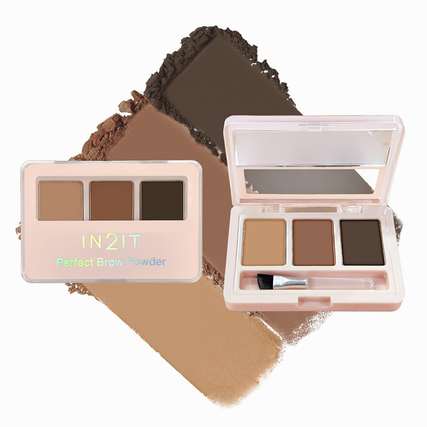 In2It Perfect Brow Powder 3g. PBP02 Browns2 - PBP02
