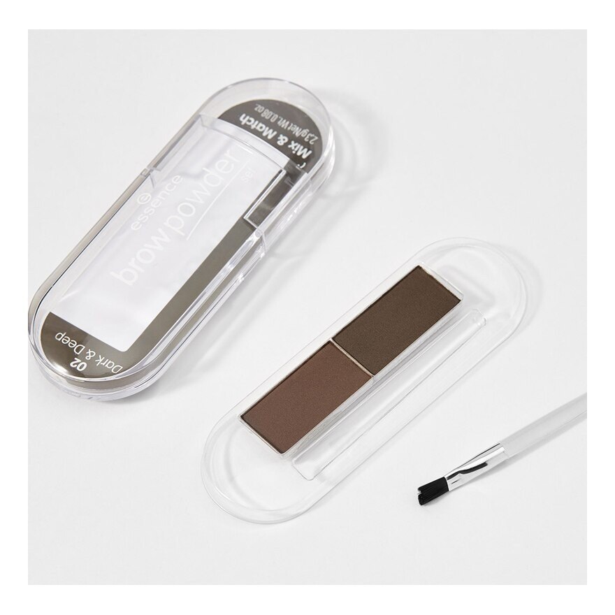 Essence Brow Powder Set 2.3g. 02 Dark Brown