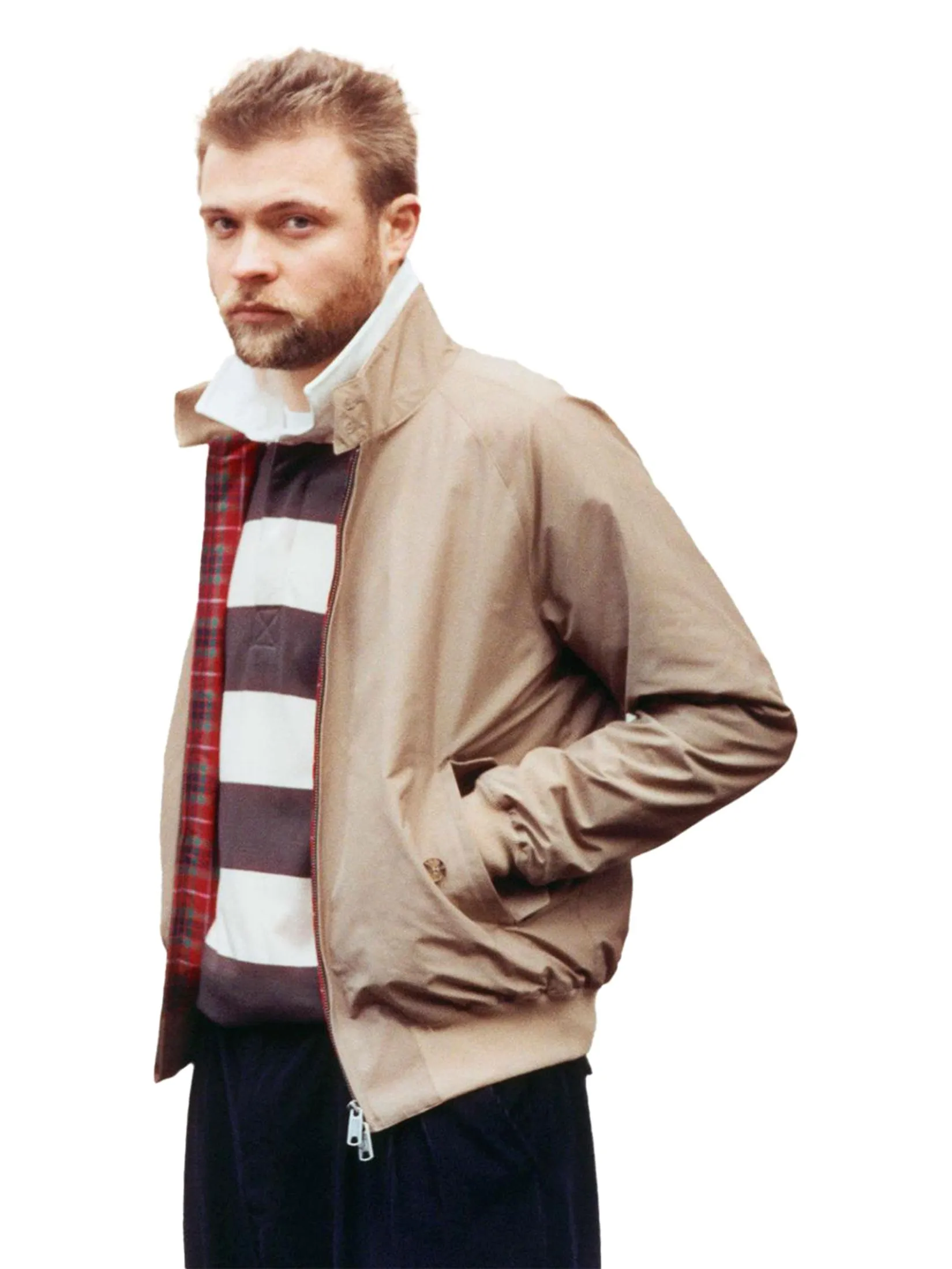 BARACUTA Unisex Harrington Jacket G9 Tan