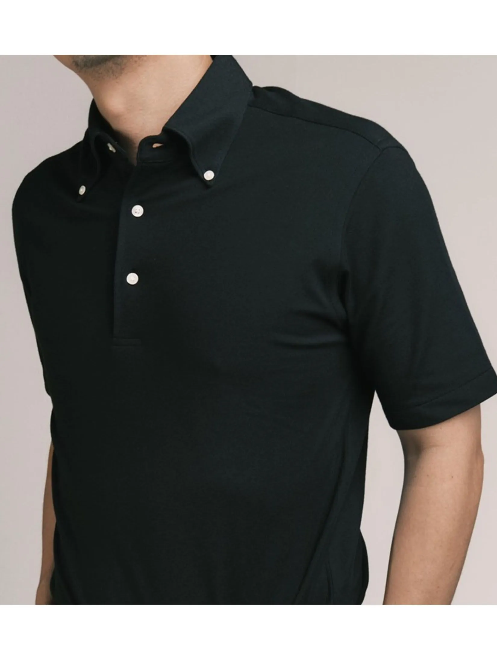 ERA-WON Men Polo Shirt Collection "Brother" Black
