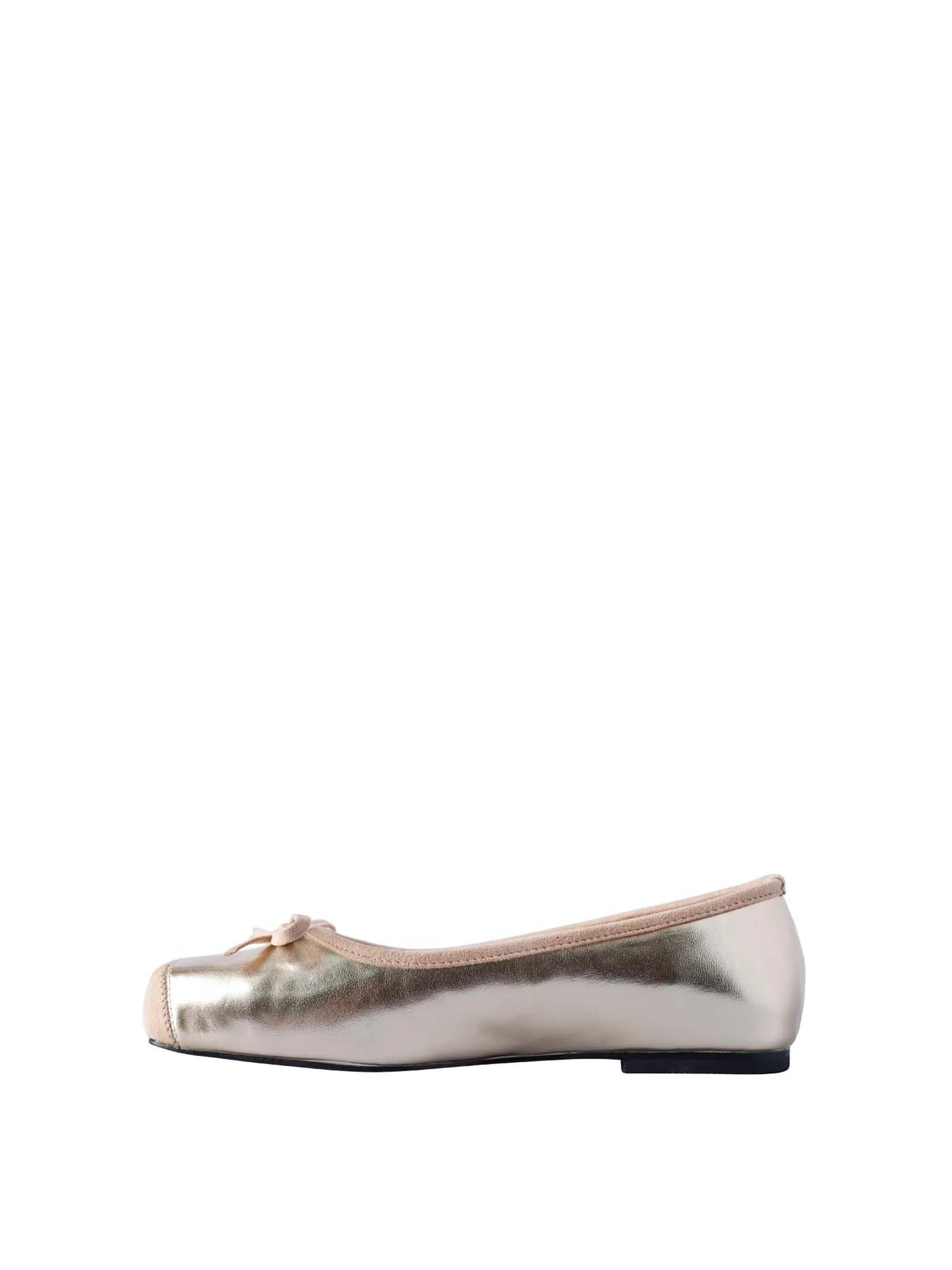 VILLAINS SF CELIS Women's Ballet Flats GOLD