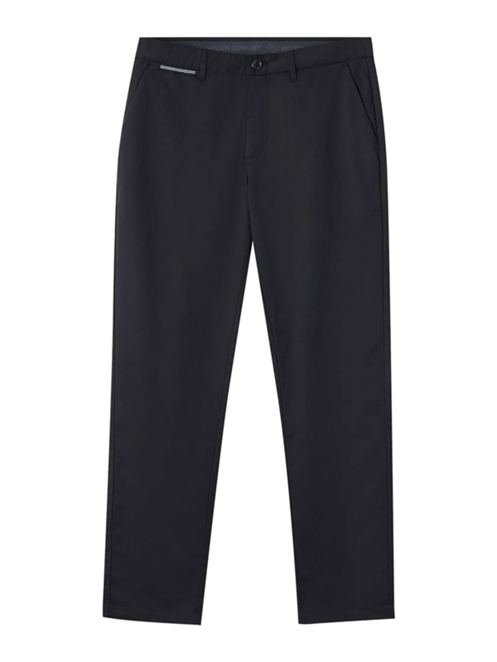 GIORDANO Men's Solid Color Long Pants Signature Black