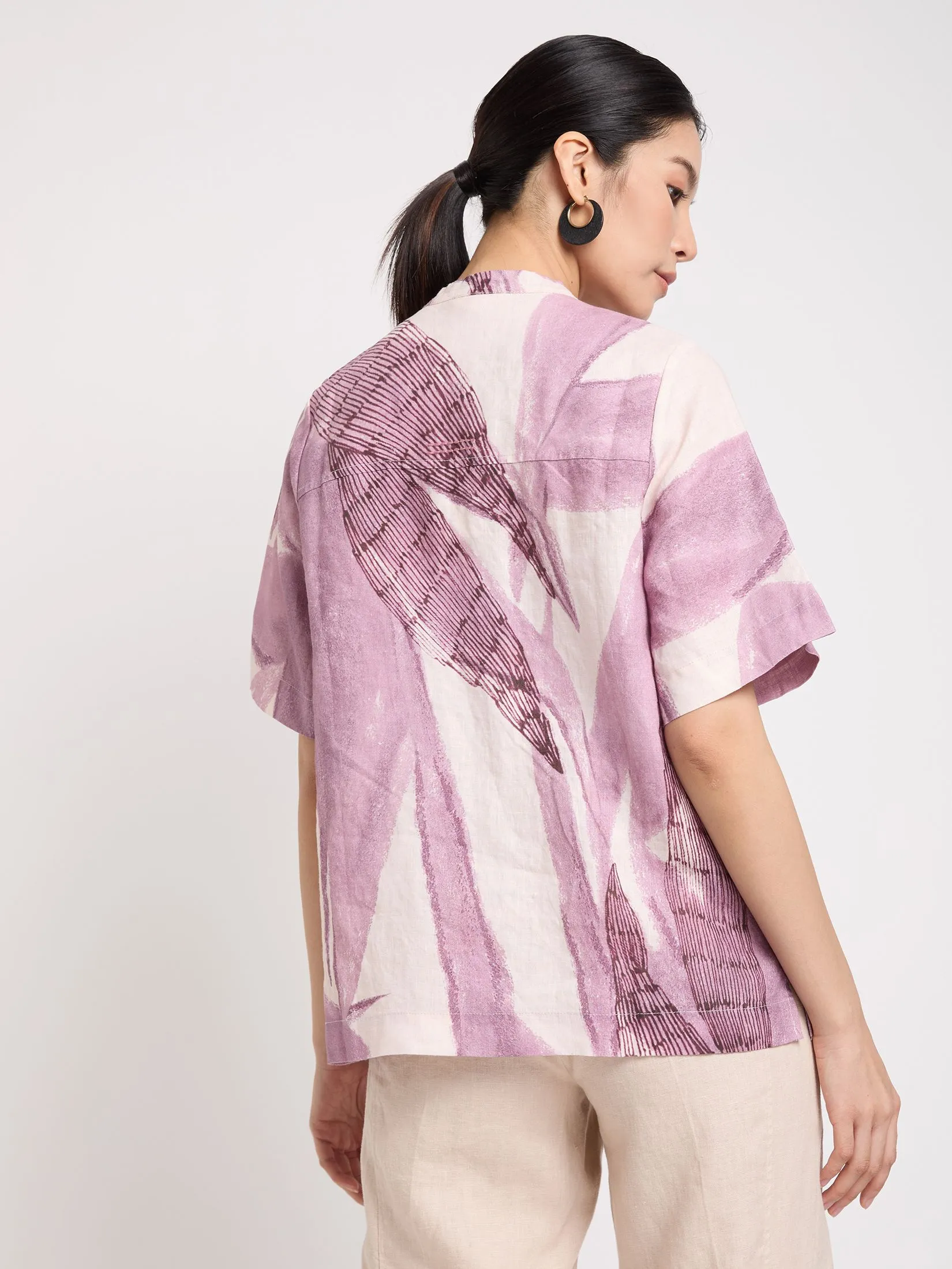 SIMPLICITY Women Blouse Short Sleeves Print