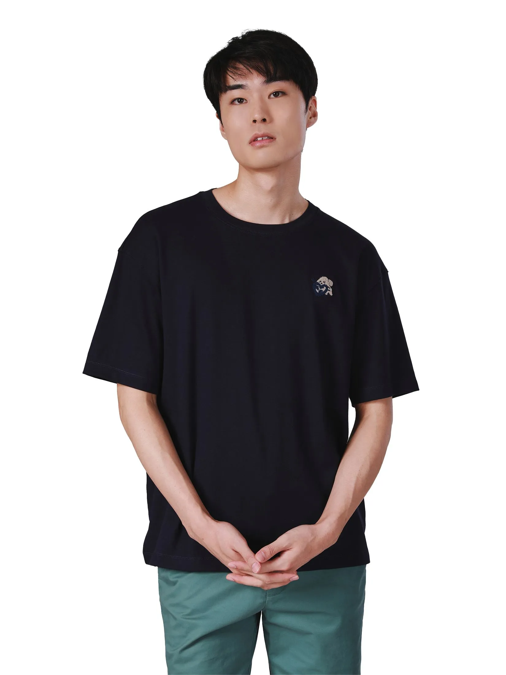 JOHN HENRY Men's T-Shirts (Oversize Fit) VALENTINE’S DAY Navy