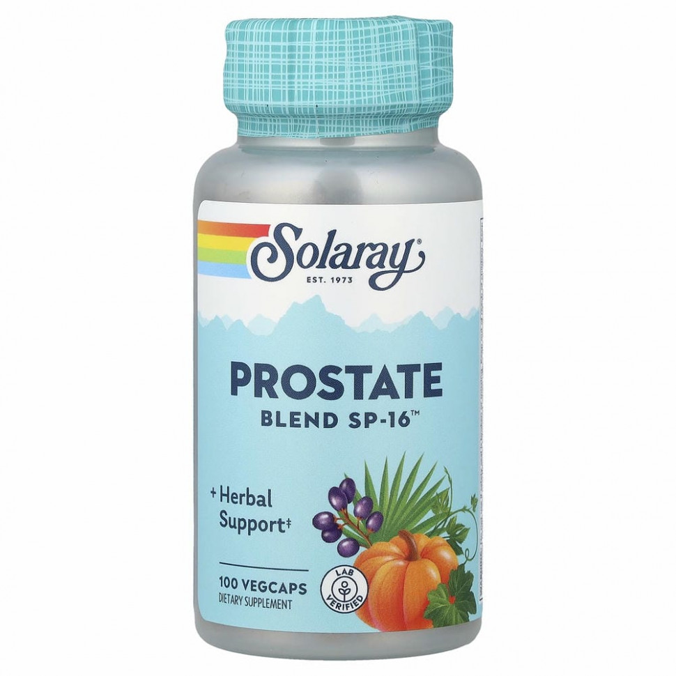 Solaray, Prostate Blend SP-16, 100 капсул с растительной оболочкой