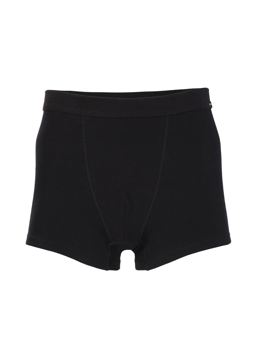 JOHN HENRY INNERWEAR Boxer Brief Men's Cotton Rib - Black (Pack 3)