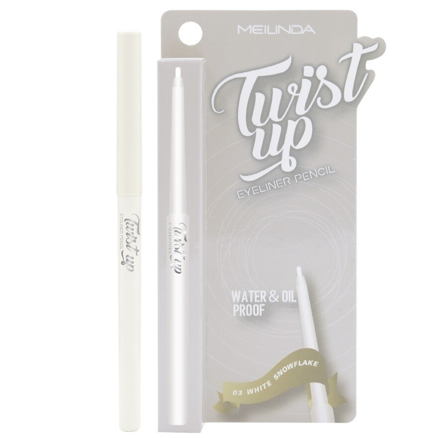 Meilinda Twist up Eyeliner 0.35g. 03 White Snowflake - 03 White Snowflake