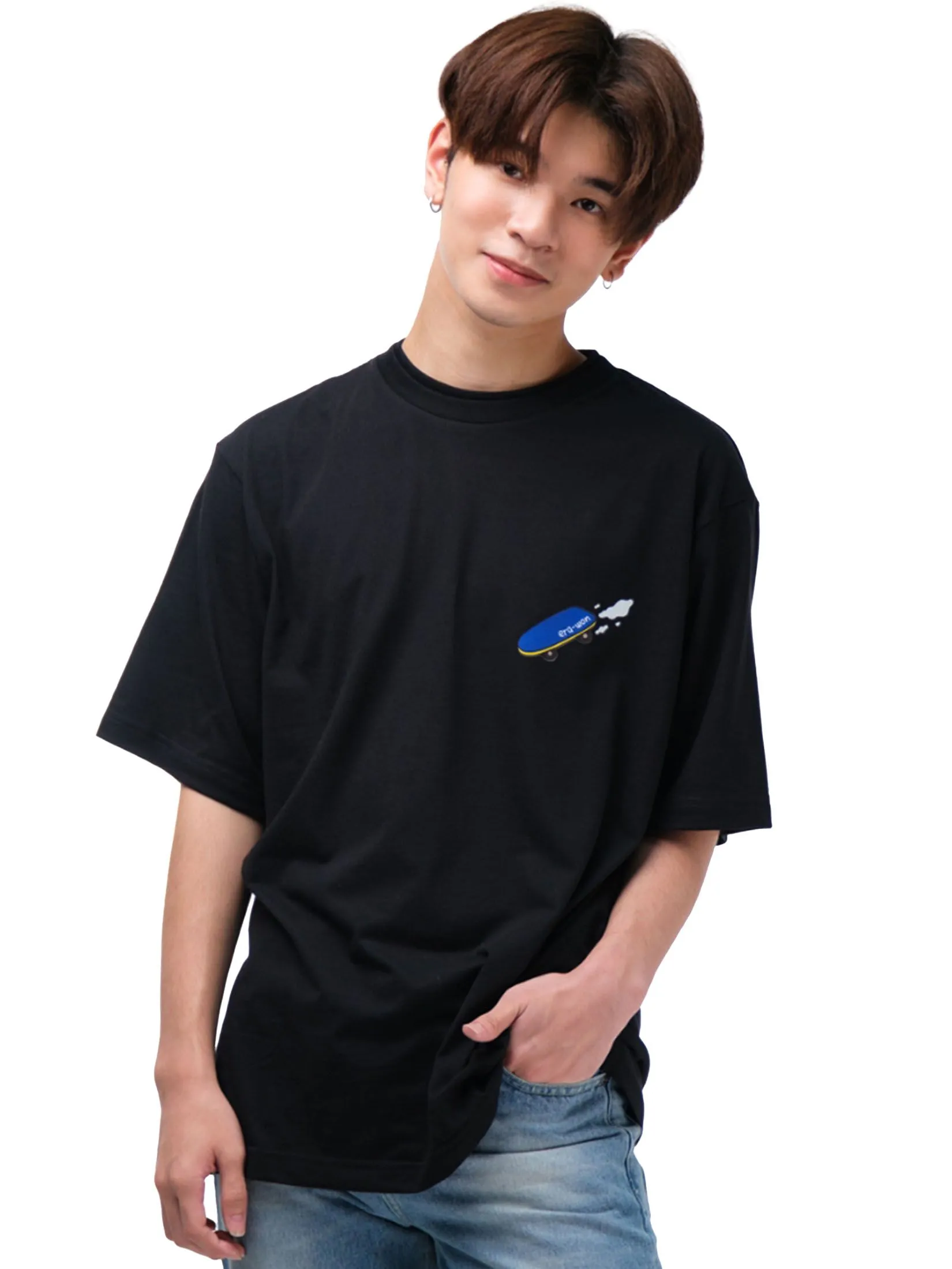 ERA-WON Oversized T-Shirt Art Toy Collection Black