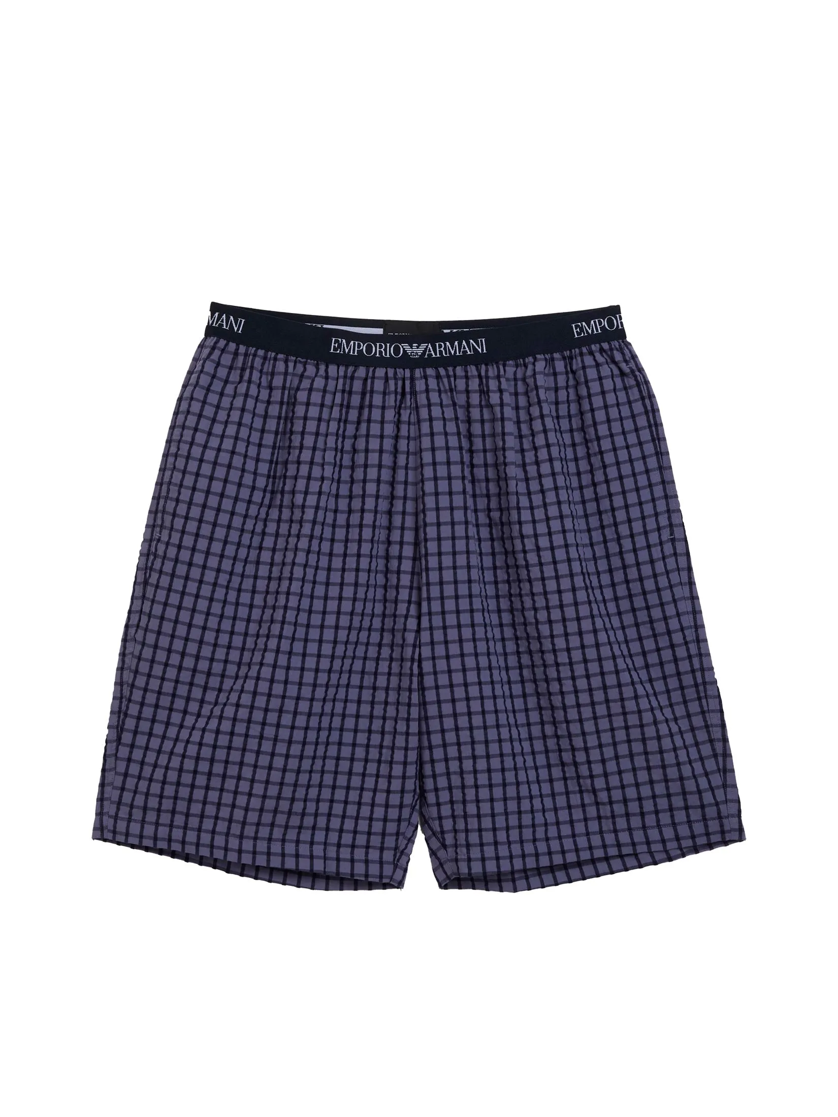 EMPORIO ARMANI Men Boxers FW25 FB067 Blue Check