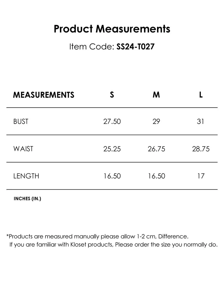 KLOSET (SS24)Off-Shoulder Strap Top Yellow