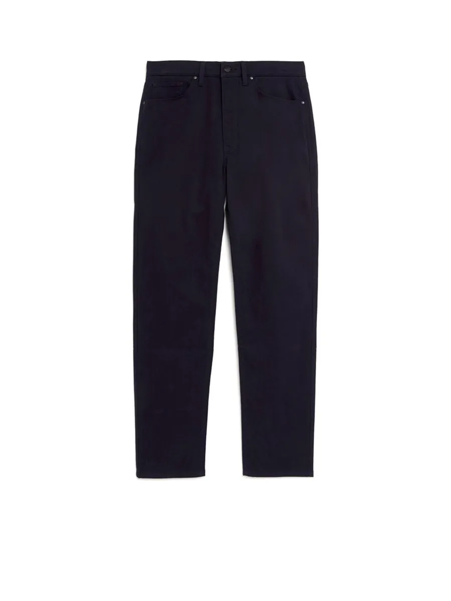MARKS & SPENCER Men Straight Fit Trousers Italian 5 Pocket Navy Size - 36-29 UK