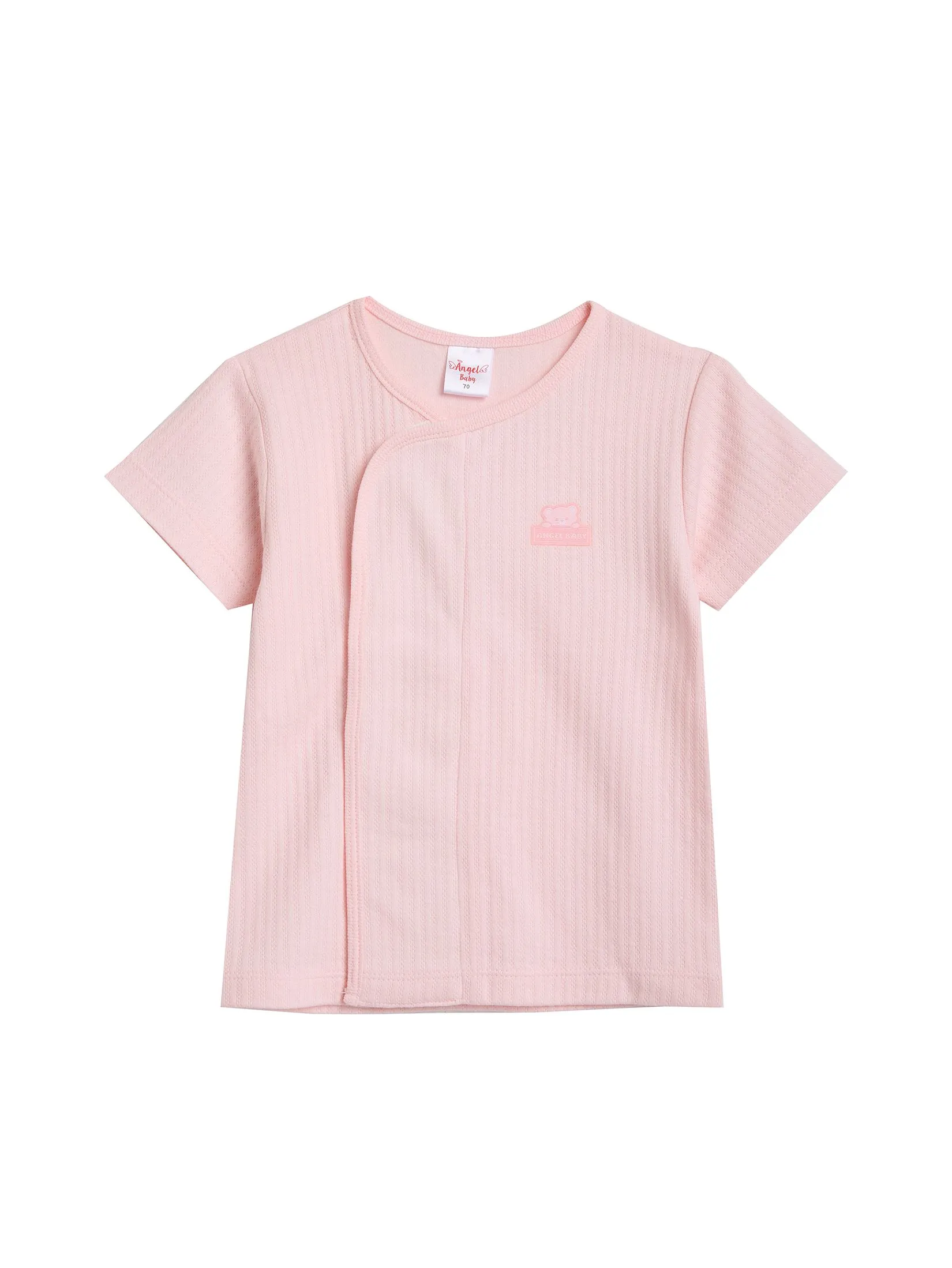 ANGEL BABY Infant Wrap Shirt Short Sleeves