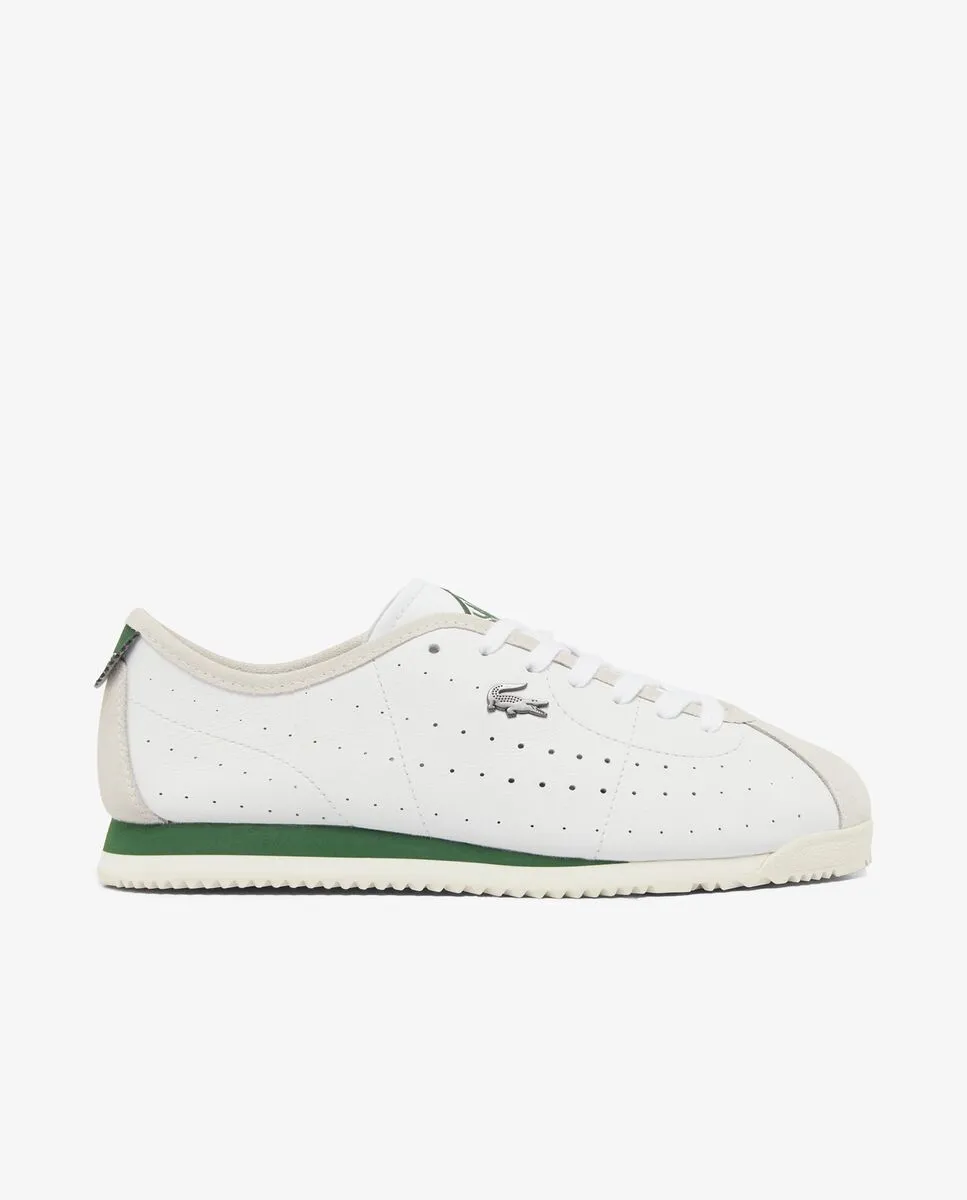 LACOSTE Men’s Club-Low Leather Sneakers White Size - 10 UK