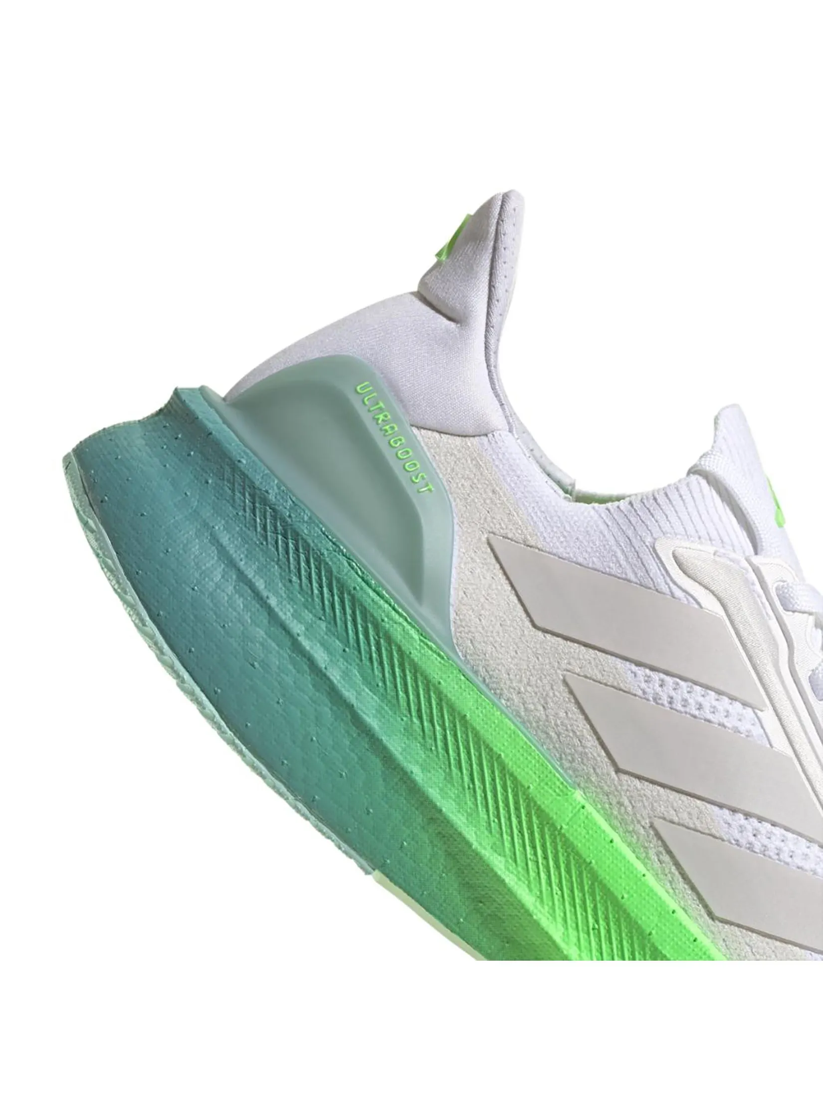 ADIDAS Men Running Shoes Ultraboost 5X JQ2919 Ftwr White / Dash Grey / Lime Burst