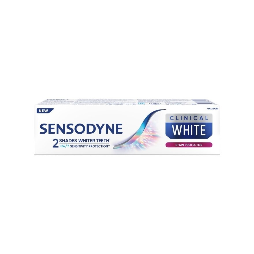Sensodyne Toothpaste Clinical White Stain Protector 100 G. - Purple