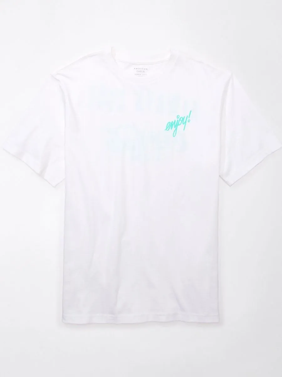 AMERICAN EAGLE MEN G SS 3RD PARTY COCA-COLA SET IN TEE- PC DYE + SERIOUSLY SOFT 106 CREAM Size - L