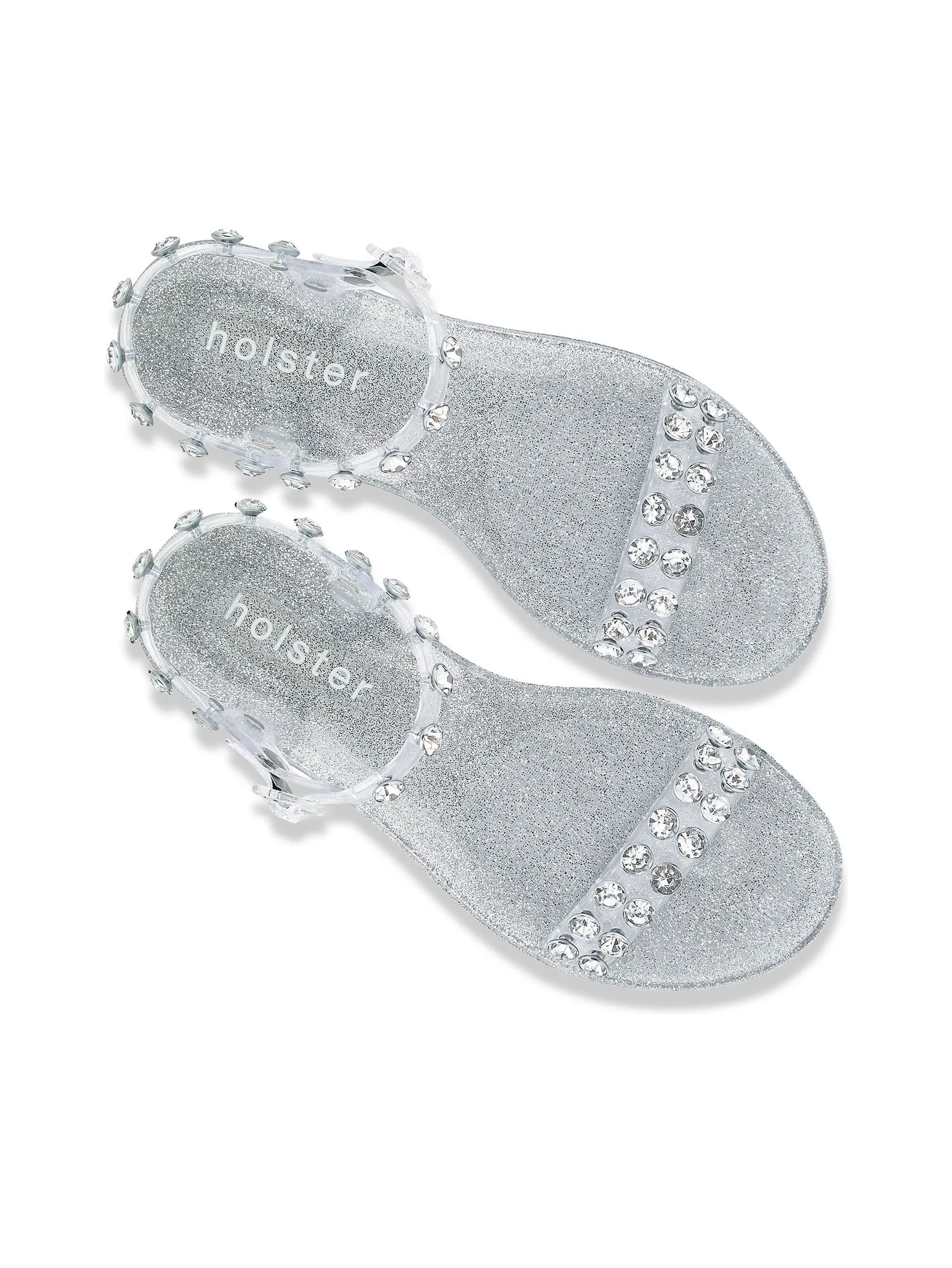 HOLSTER Women Sandals Sunlight Glitter Clear