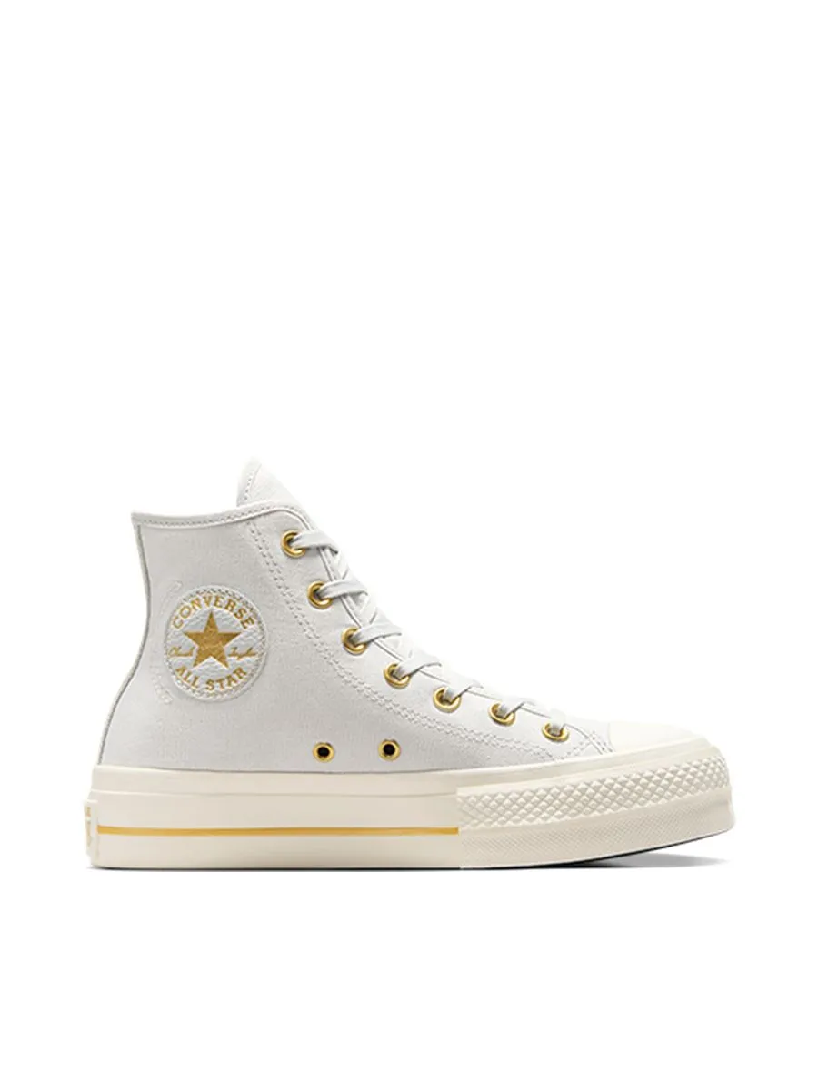 CONVERSE Women Sneaker Ctas Lift Modern Tailored Hi Grey Size - 7 US