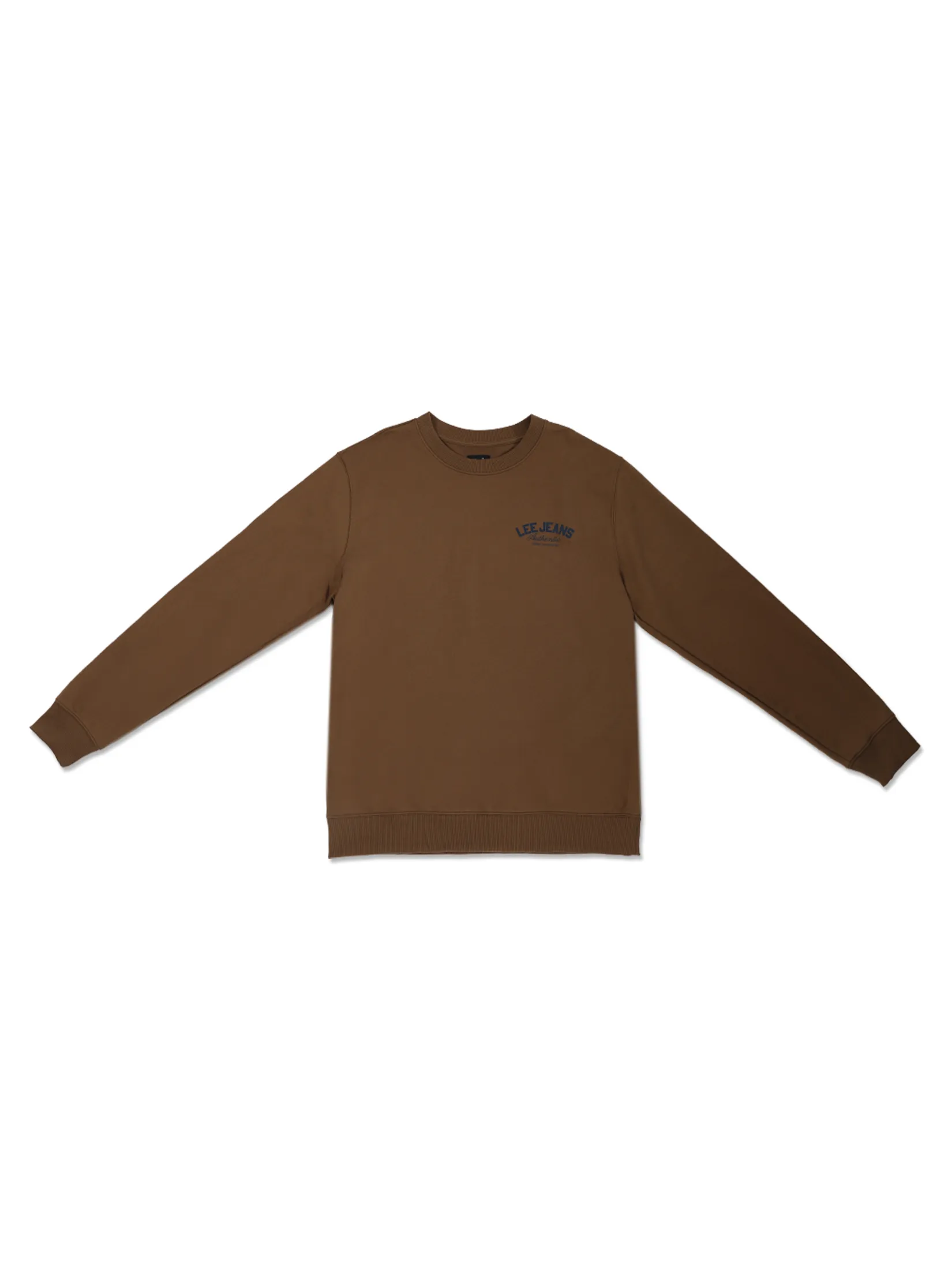 LEE Men s Sweatshirt Regular Fit Brown