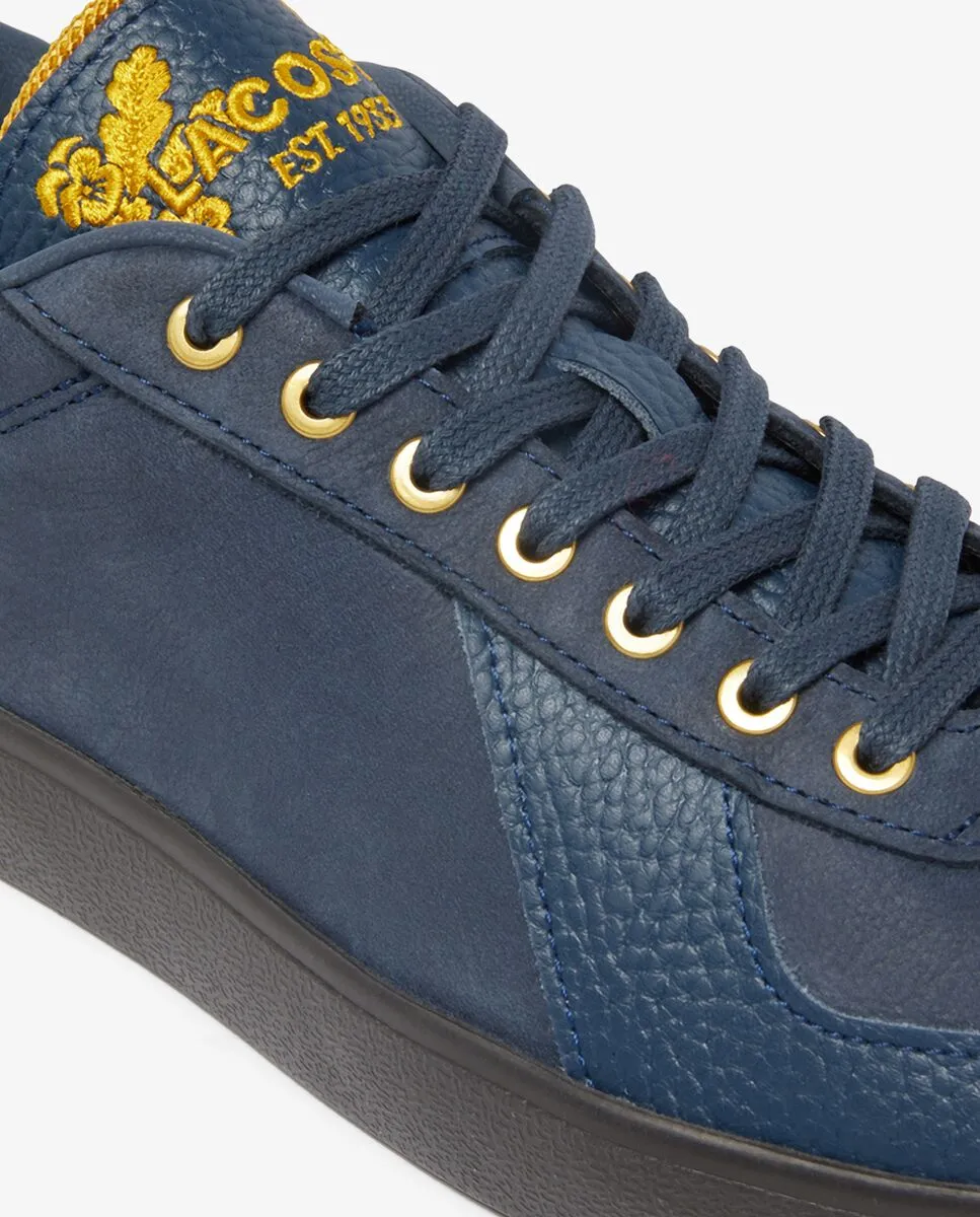 LACOSTE Men’s Baseshot Pro Leather Sneakers Blue