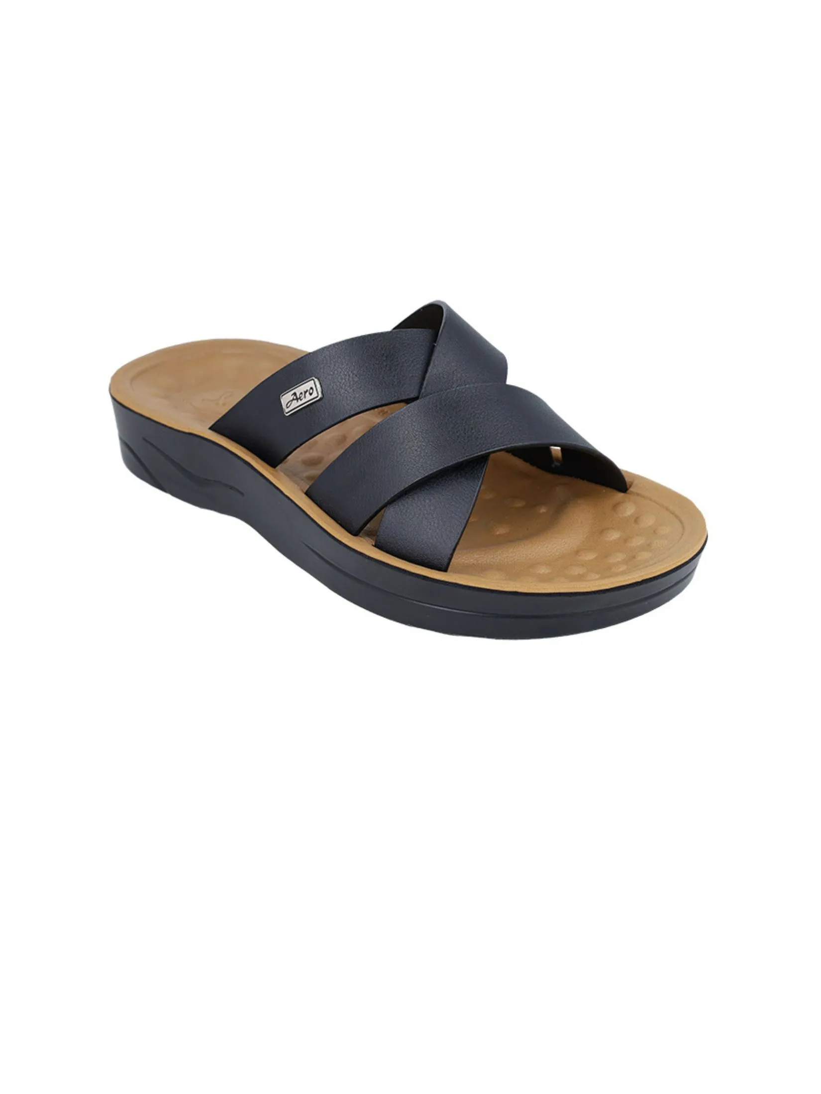 AEROSOFT Men Sandals SM3035 - Black