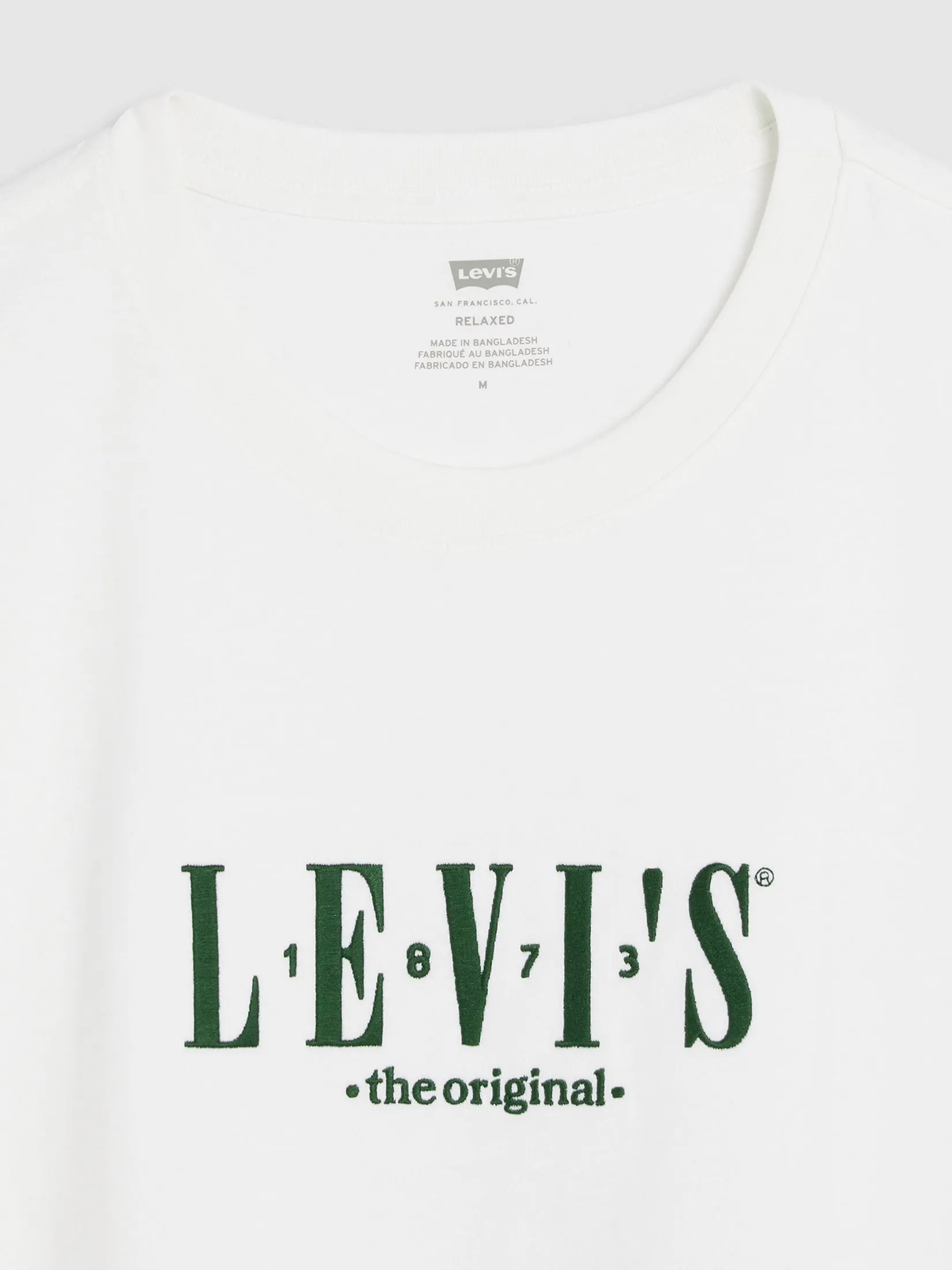 LEVI'S Men's Relaxed Fit Short Sleeve Graphic T-Shirt White
