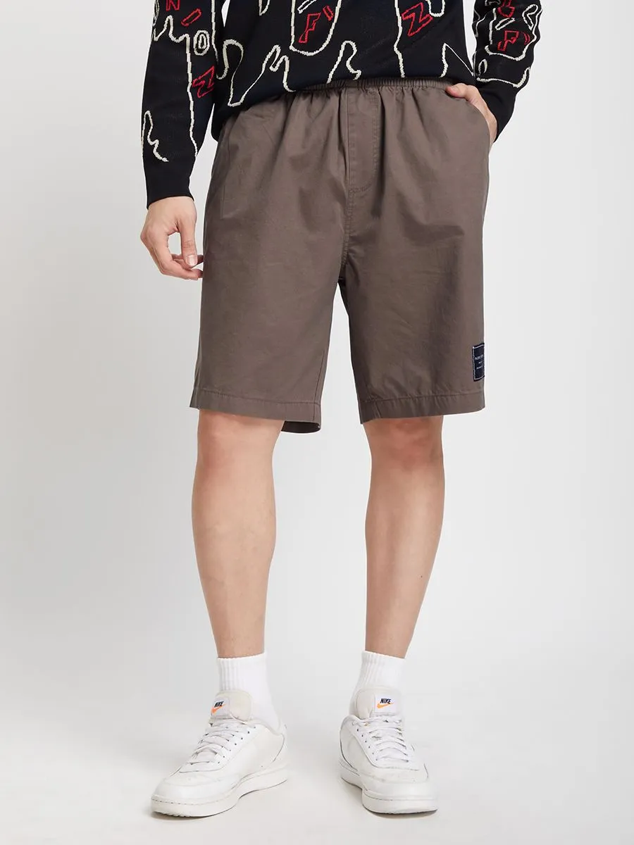 PACIFIC UNION Men Shorts Elastic Waist Casual