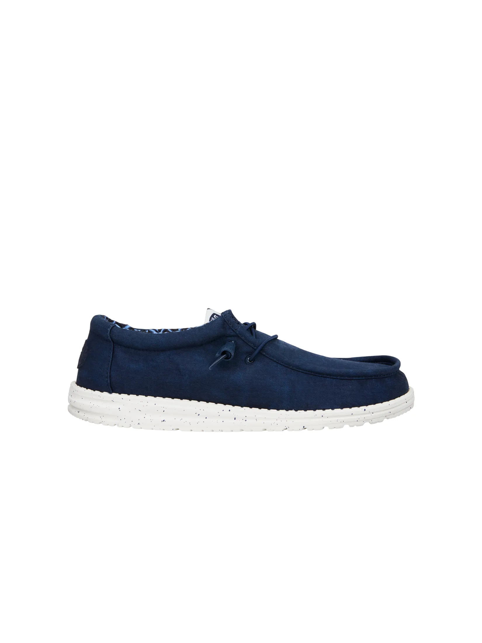 HEYDUDE WALLY STRETCH CANVAS  - NAVY