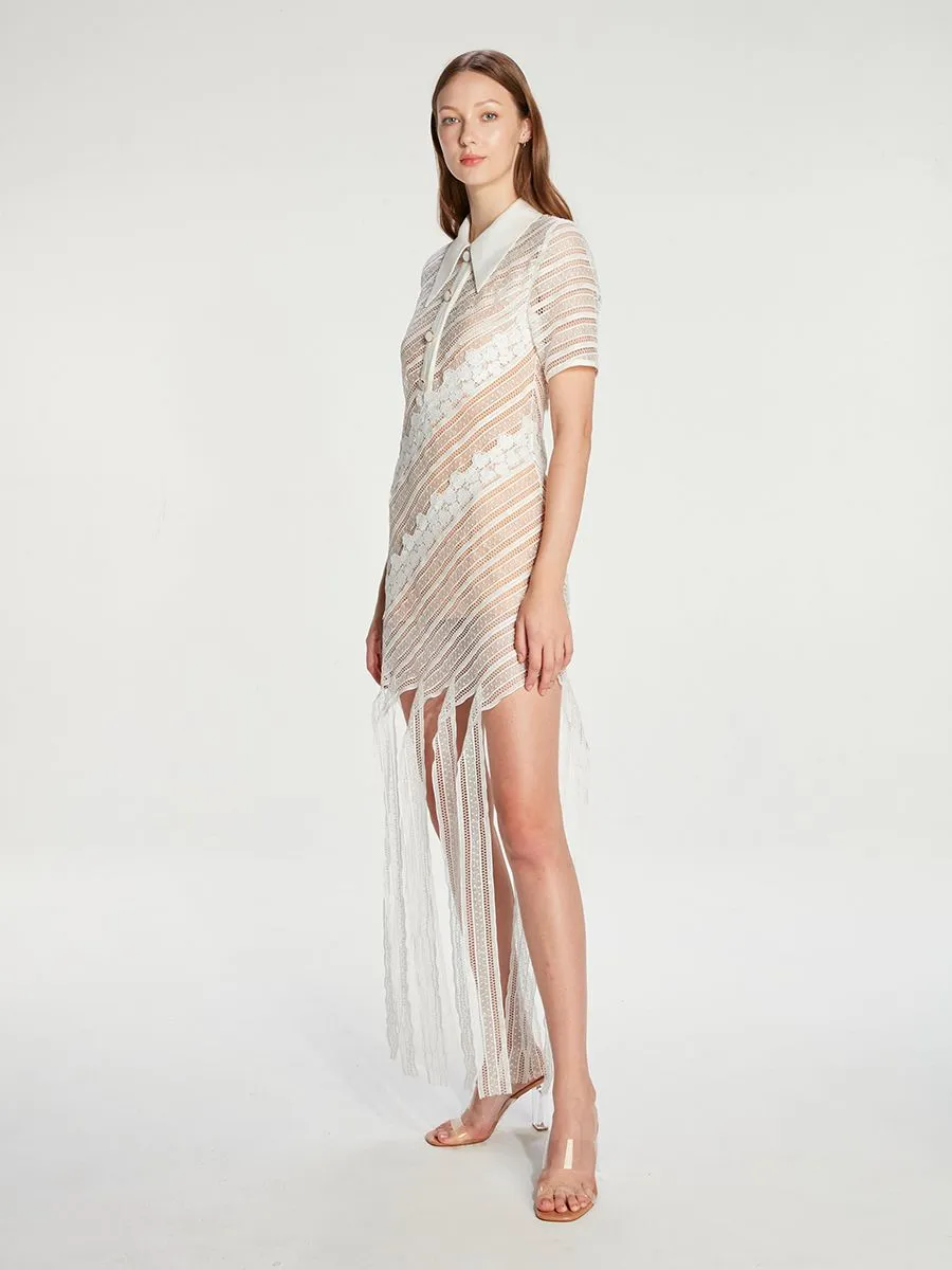 JANESUDA (SS23) White Lace Women Dress