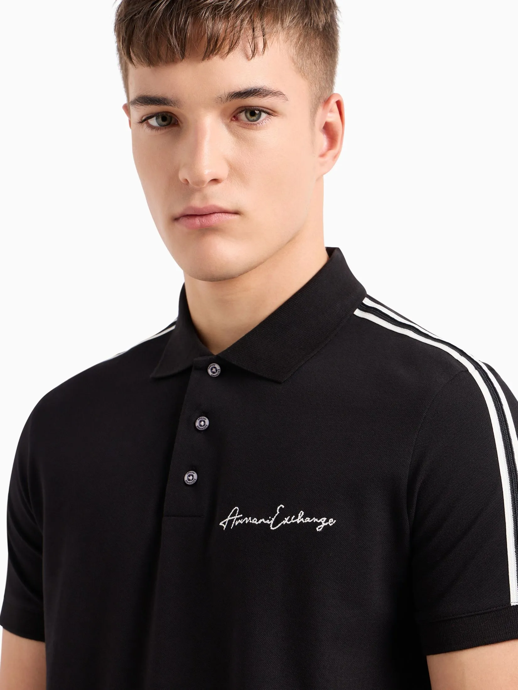 ARMANI EXCHANGE Polo Men 8NZFSG-ZJ81Z-1200 Black