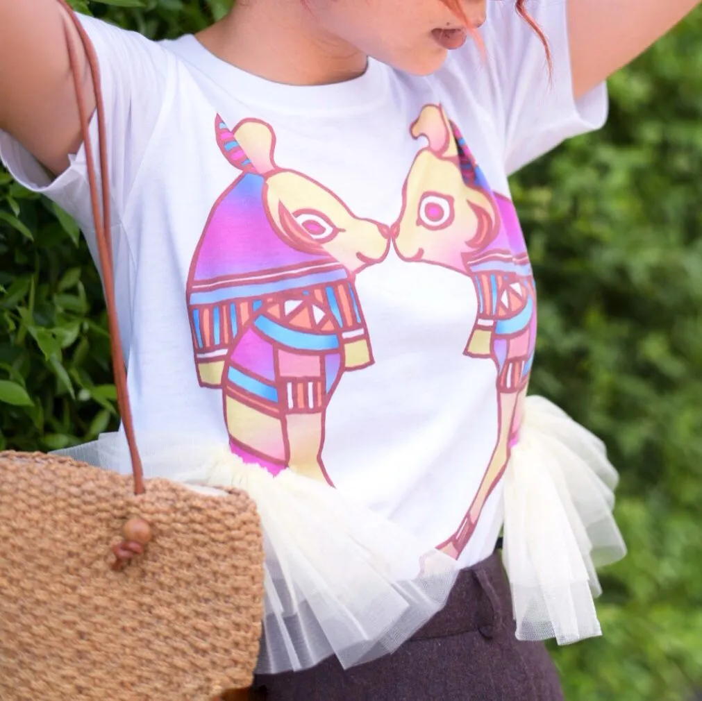 ICONIC White MOUSY T-SHIRT Model MOUSY5545