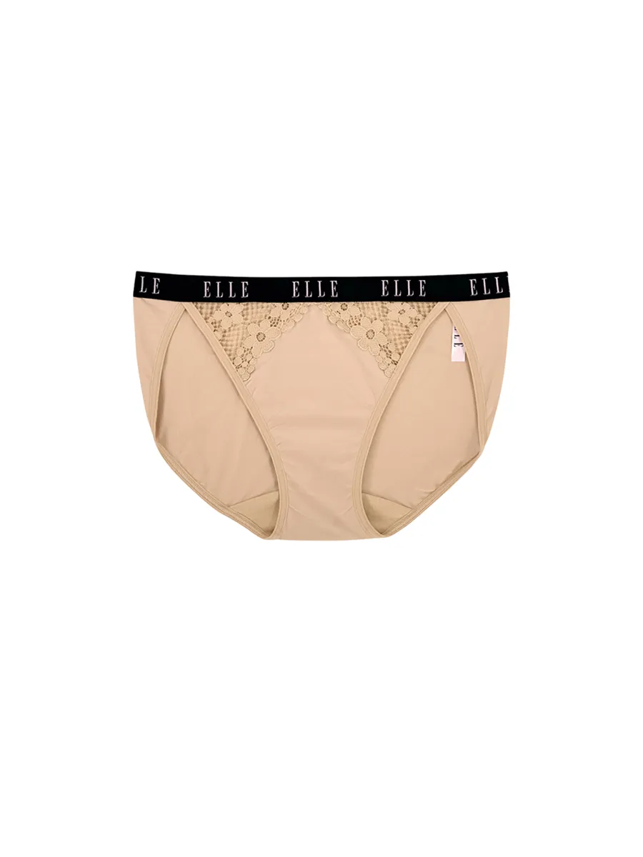 ELLE LINGERIE UNDERWEAR SEXY LOWRISE LU1884BE BEIGE