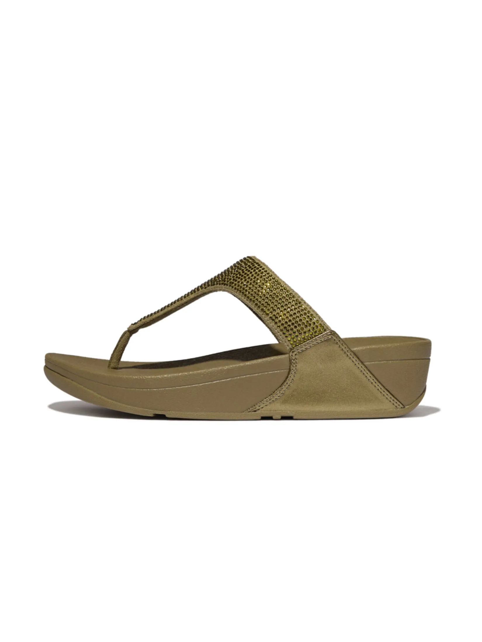 FitFlop™ WOMEN'S LULU CRYSTAL EMBELLISHED GREEN