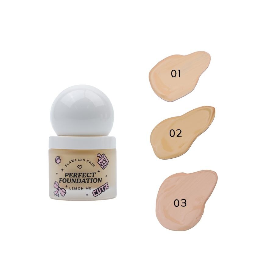 Lemon Me Flawless Perfect Foundation 01