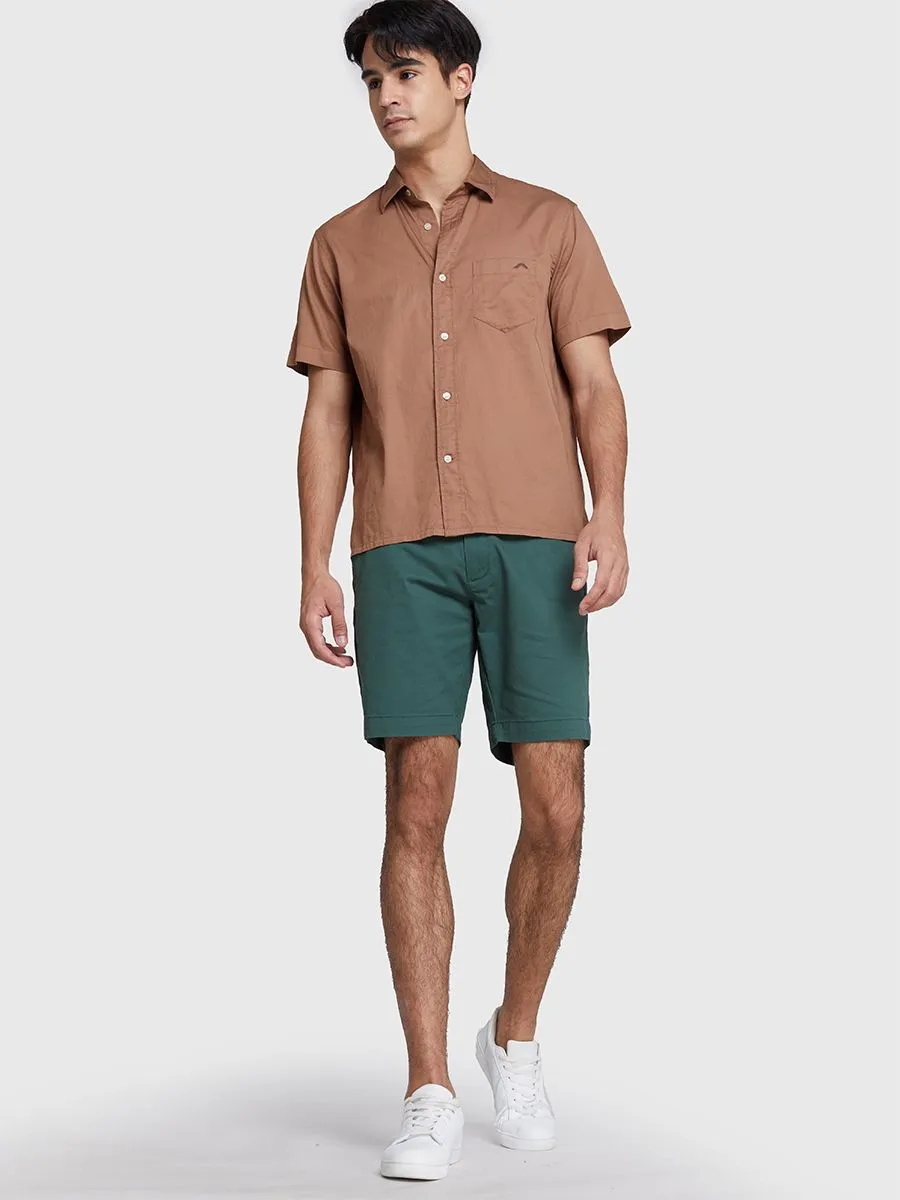 ALUMNUS Men Shirt Short Sleeve Collared