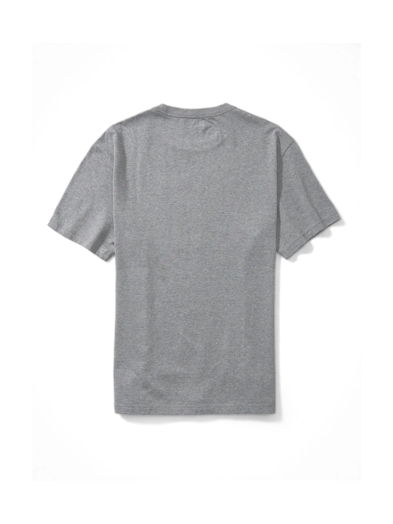 AMERICAN EAGLE MEN G ELEV INTL SS SET IN TEE- MEDIUM GREY HEATHER 012 MEDIUM HEATHER GRAY