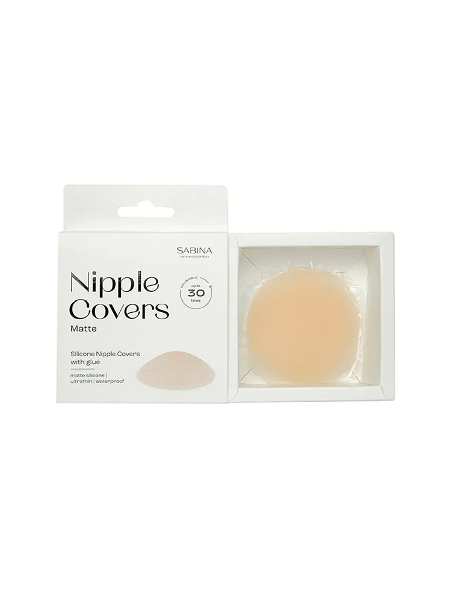 SABINA Matte Silicone Nipple Covers - LightSkin