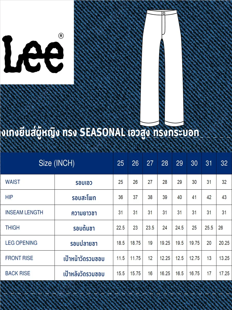 LEE Women s Jeans BUDDY LEE Collection High Seasonal Fit Denim