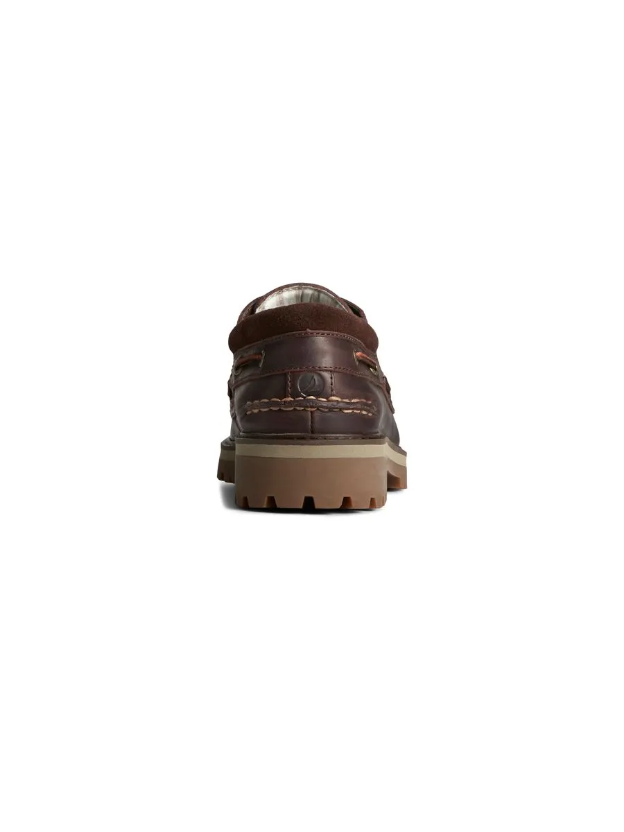 SPERRY MEN BROWN A/O LUG 3-EYE